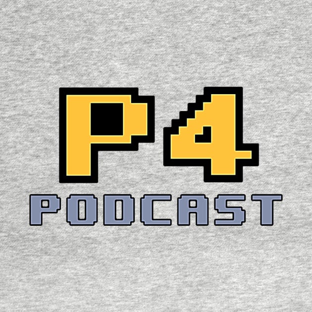 P4 Logo Shirt (no white border) by p4podcast